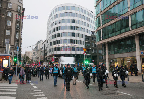 Demonstracja antyfaszystowska w Warszawie