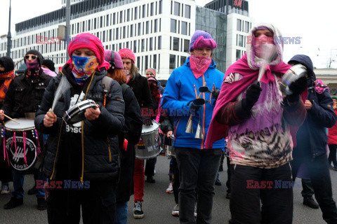 Demonstracja antyfaszystowska w Warszawie