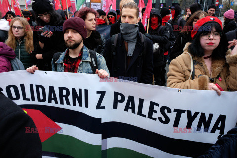 Demonstracja antyfaszystowska w Warszawie