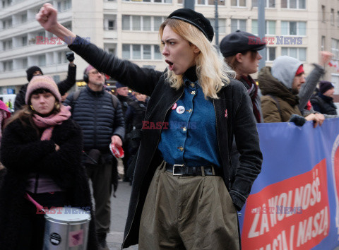 Demonstracja antyfaszystowska w Warszawie