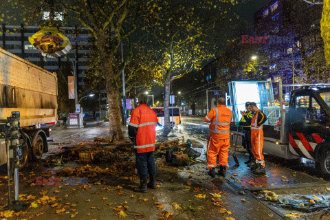 Zamieszki na ulicach Amsterdamu