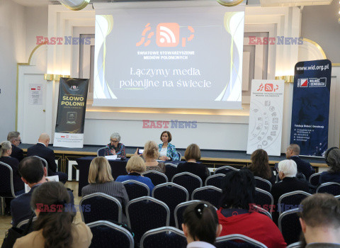 Konferencja prasowa Światowego Stowarzyszenia Mediów Polonijnych