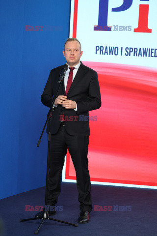 Konferencja prezesa PiS Jarosława Kaczyńskiego