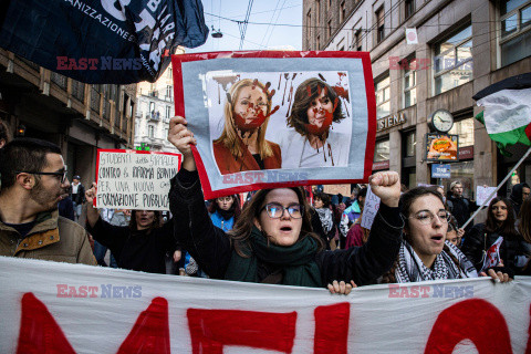 Antyrządowe demonstracje studentów we Włoszech