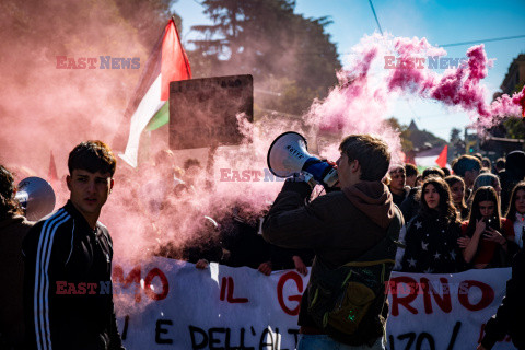 Antyrządowe demonstracje studentów we Włoszech