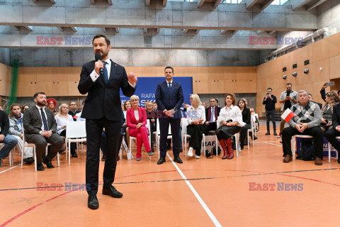 Rafał Trzaskowski na spotkaniu z mieszkańcami Krakowa