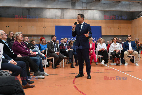 Rafał Trzaskowski na spotkaniu z mieszkańcami Krakowa