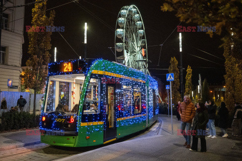 Na poznańskie tory ruszyła świąteczna bimba