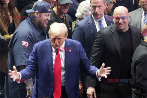 Donald Trump i Elon Musk na gali UFC 309