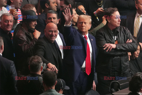 Donald Trump i Elon Musk na gali UFC 309