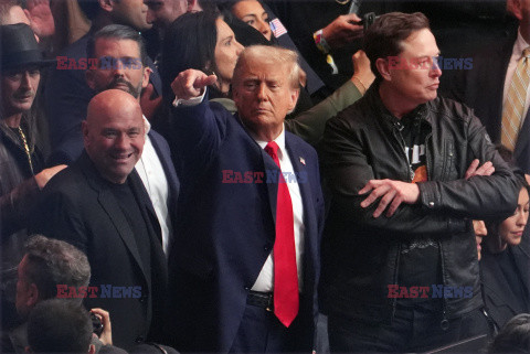 Donald Trump i Elon Musk na gali UFC 309