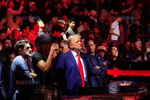 Donald Trump i Elon Musk na gali UFC 309