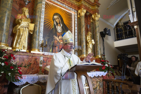 Poświęcenie kaplicy Matki Bożej Ostrobramskiej w Łapach