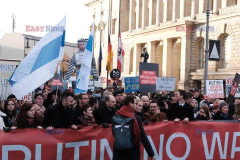 Manifestacja antyrosyjska w Berlinie