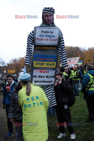 Manifestacja antyrosyjska w Berlinie