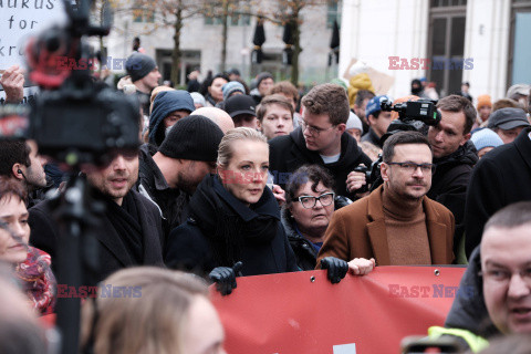 Manifestacja antyrosyjska w Berlinie