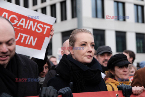 Manifestacja antyrosyjska w Berlinie