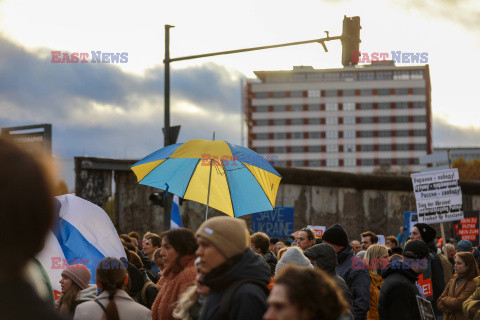 Manifestacja antyrosyjska w Berlinie