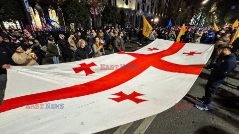 Protesty w Gruzji po wyborach do parlamentu