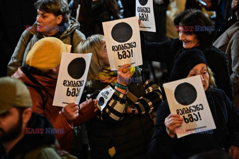 Protesty w Gruzji po wyborach do parlamentu