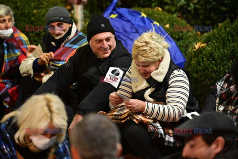 Protesty w Gruzji po wyborach do parlamentu