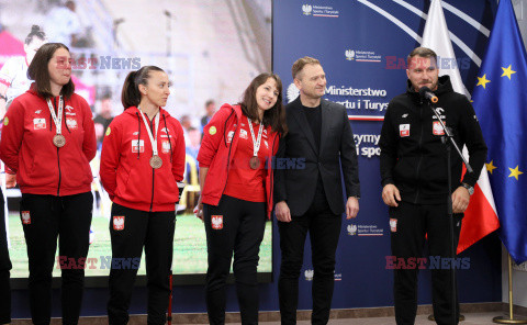 Spotkanie reprezentacji kobiet w ampfutbolu z Ministrem Sportu