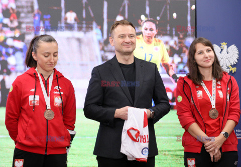 Spotkanie reprezentacji kobiet w ampfutbolu z Ministrem Sportu