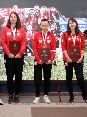 Spotkanie reprezentacji kobiet w ampfutbolu z Ministrem Sportu