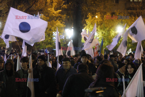 Protesty w Gruzji po wyborach do parlamentu