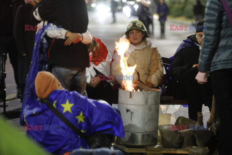 Protesty w Gruzji po wyborach do parlamentu