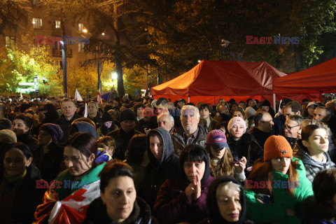 Protesty w Gruzji po wyborach do parlamentu