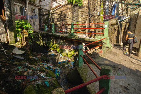 Fawela Rocinha w Rio de Janeiro