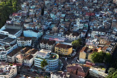 Fawela Rocinha w Rio de Janeiro