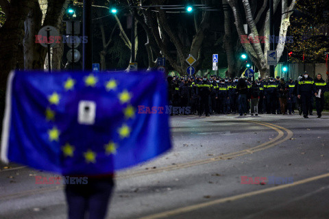 Protesty w Gruzji po wyborach do parlamentu