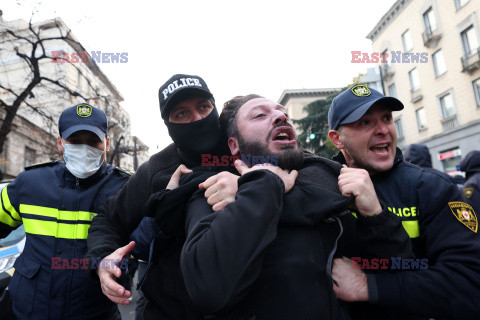 Protesty w Gruzji po wyborach do parlamentu