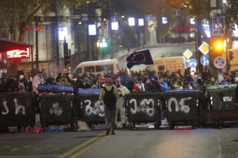 Protesty w Gruzji po wyborach do parlamentu