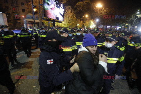 Protesty w Gruzji po wyborach do parlamentu