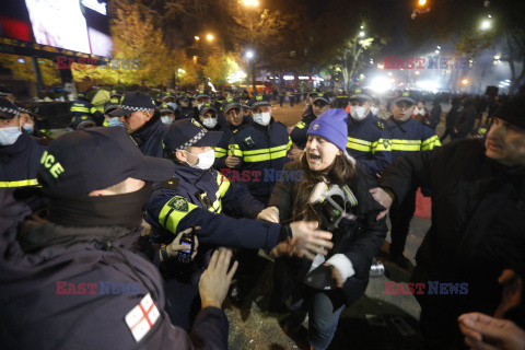 Protesty w Gruzji po wyborach do parlamentu