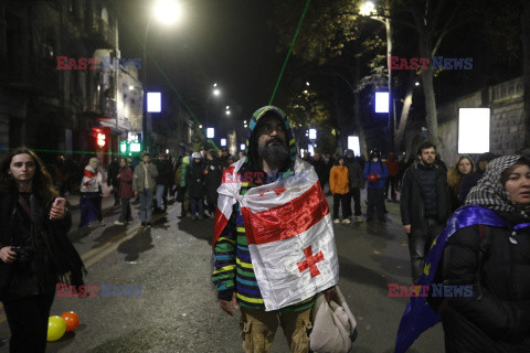 Protesty w Gruzji po wyborach do parlamentu