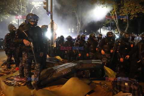 Protesty w Gruzji po wyborach do parlamentu