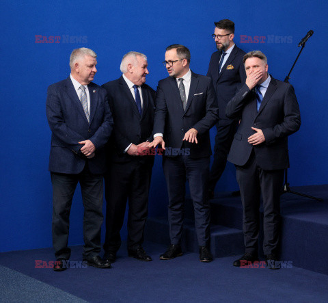 Konferencja prezesa PiS Jarosława Kaczyńskiego