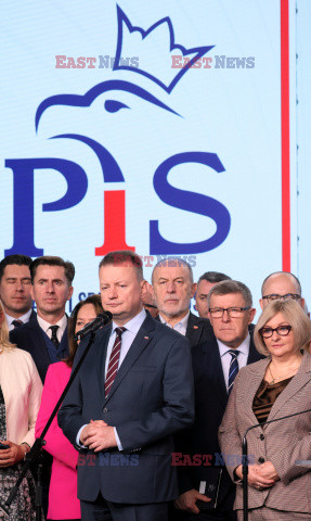 Konferencja prezesa PiS Jarosława Kaczyńskiego