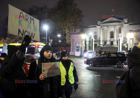 1000 Dzień Piekła - protest przed ambasadą Rosji