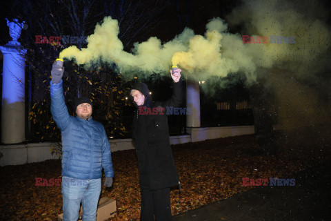 1000 Dzień Piekła - protest przed ambasadą Rosji