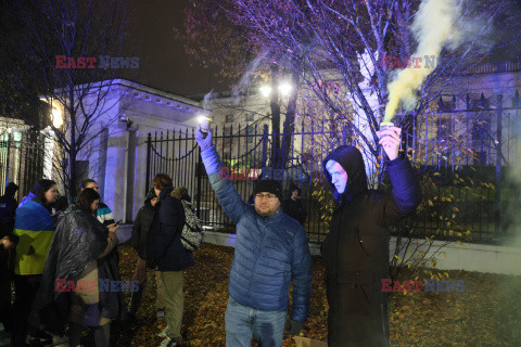 1000 Dzień Piekła - protest przed ambasadą Rosji