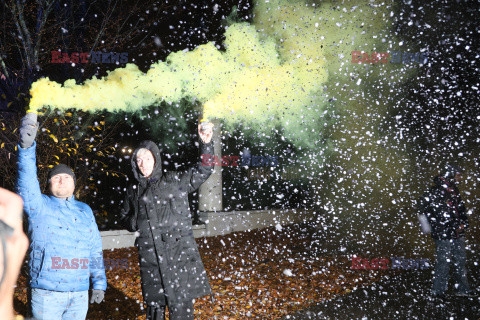 1000 Dzień Piekła - protest przed ambasadą Rosji