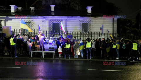 1000 Dzień Piekła - protest przed ambasadą Rosji