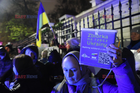 1000 Dzień Piekła - protest przed ambasadą Rosji