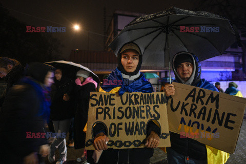 1000 Dzień Piekła - protest przed ambasadą Rosji