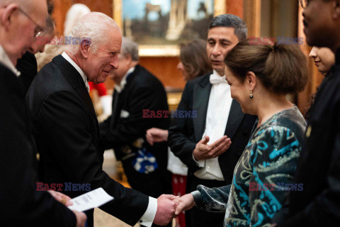 Przyjęcie dla członków korpusu dyplomatycznego w Buckingham Palace